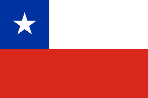 Flagge: Pinochets Chile
