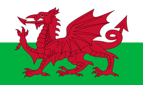 Bandeira: País de Gales (Reino Unido)