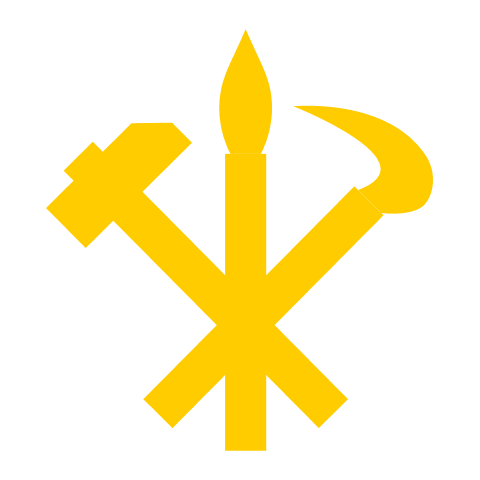 Symbol von Arbeiterpartei Koreas (WPK)