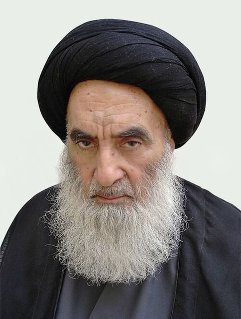 Retrato de Ali al-Sistani