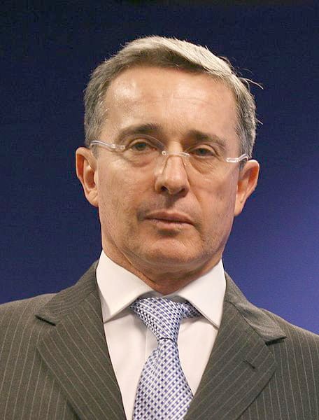 Porträt von Álvaro Uribe