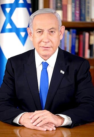 Porträt von Benjamin Netanyahu