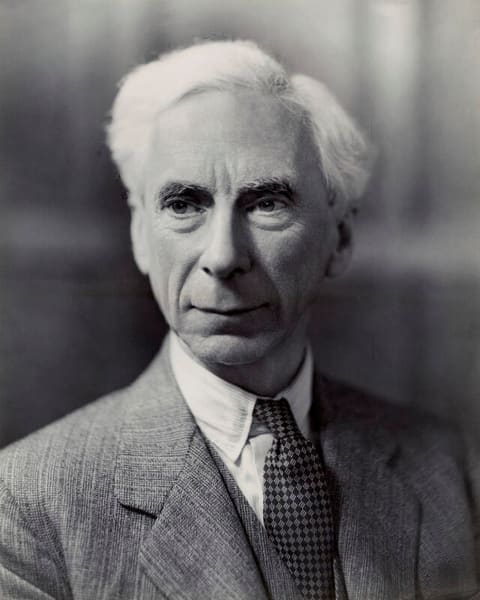 Porträt von Bertrand Russell