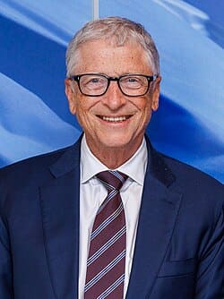 Porträt von Bill Gates