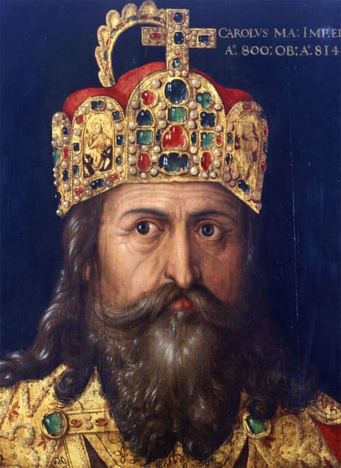 Porträt von Charlemagne