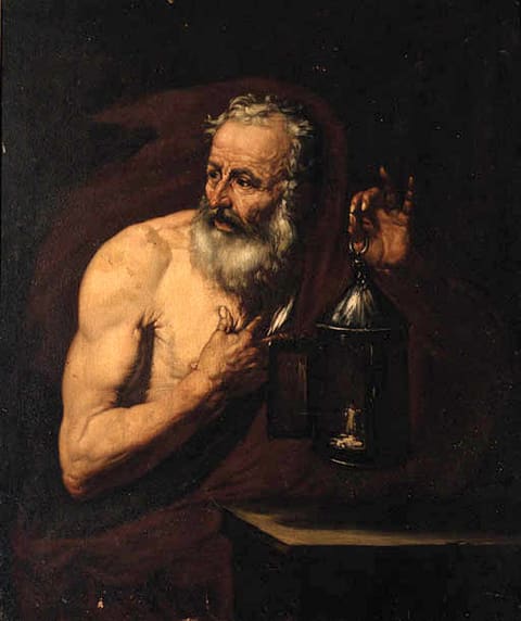 Porträt von Diogenes of Sinope