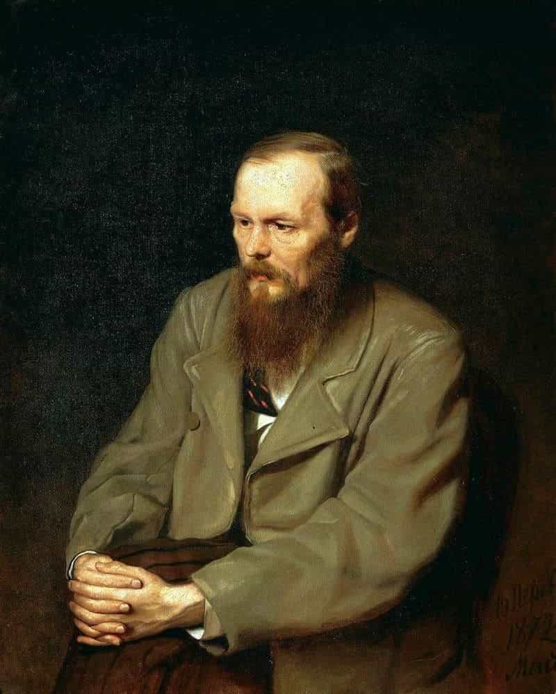 Porträt von Fyodor Dostoevsky