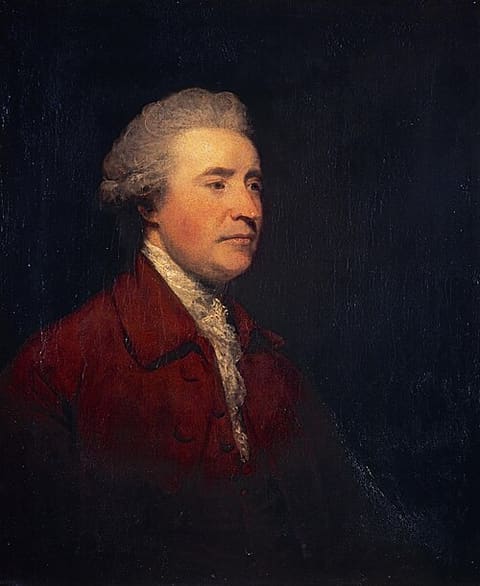 Porträt von Edmund Burke