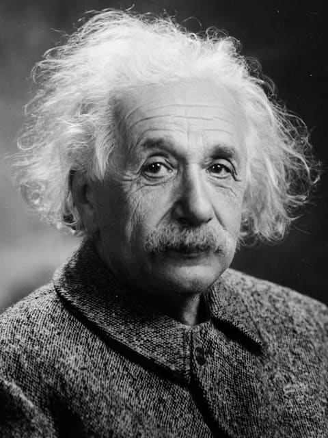 Porträt von Albert Einstein