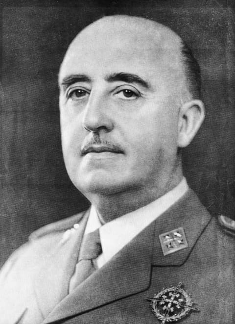 Porträt von Francisco Franco