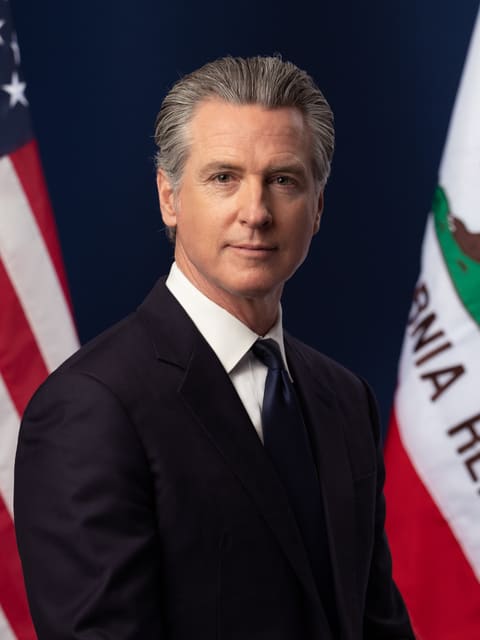 Retrato de Gavin Newsom