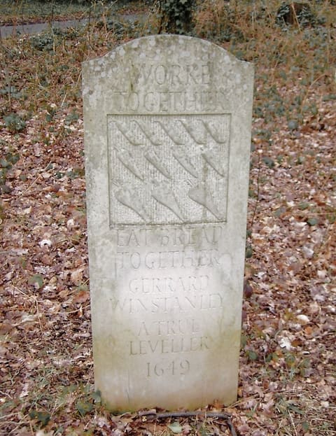Porträt von Gerrard Winstanley