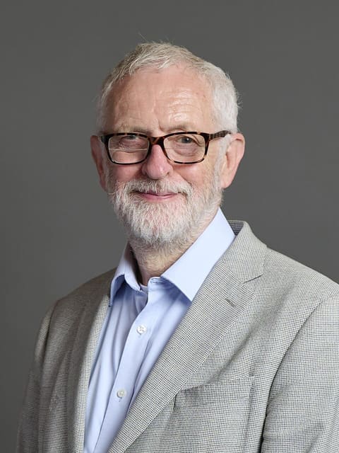 Porträt von Jeremy Corbyn