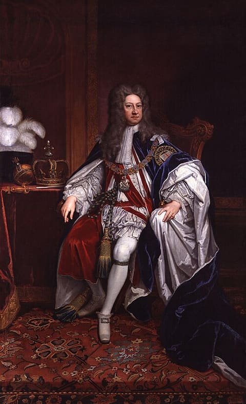 Porträt von George I of Great Britain