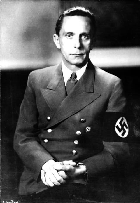 Retrato de Joseph Goebbels