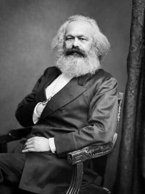 Porträt von Karl Marx
