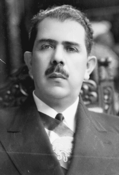 Porträt von Lázaro Cárdenas