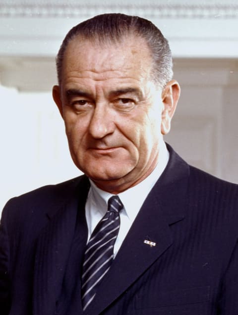 Porträt von Lyndon B. Johnson