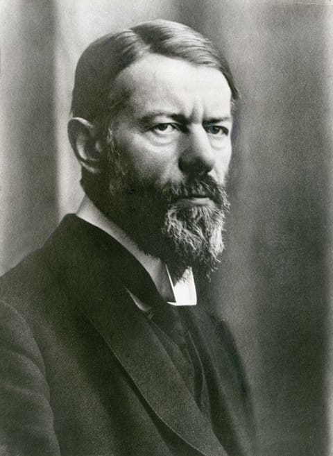Porträt von Max Weber