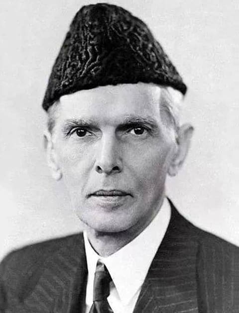 Porträt von Muhammad Ali Jinnah