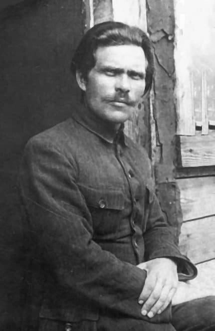 Porträt von Nestor Makhno