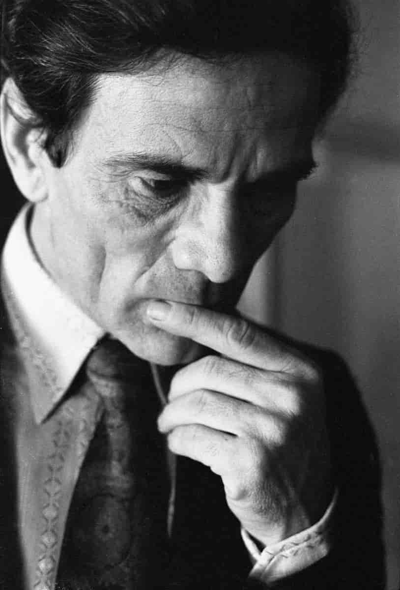 Retrato de Pier Paolo Pasolini