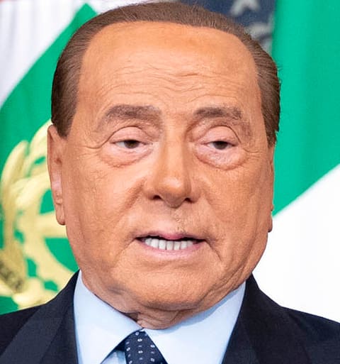 Porträt von Silvio Berlusconi