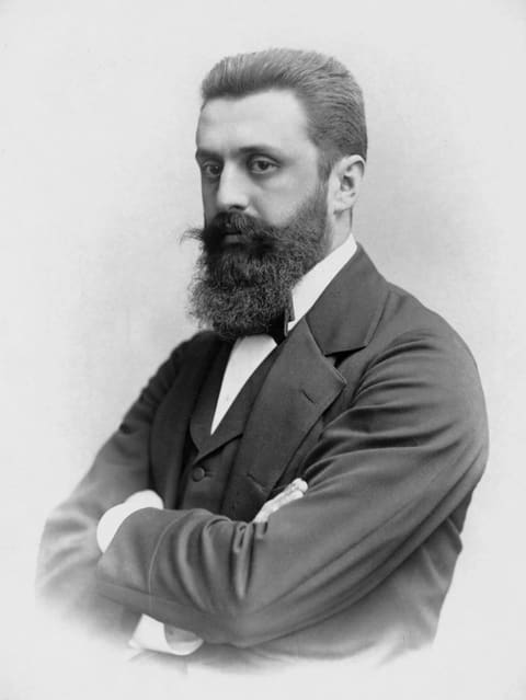 Porträt von Theodor Herzl