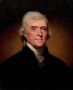Retrato de Thomas Jefferson
