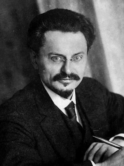 Porträt von Leon Trotsky