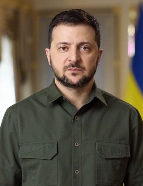 Retrato de Volodymyr Zelensky