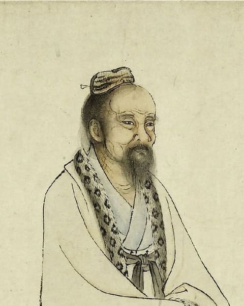 Porträt von Zhuangzi